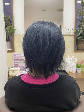 コアフィールフィス(COIFFURE fils) 新規お得クーポンあり【見附 今町】M3Dブルーブラックカラー