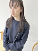 大人美人ショコラアッシュヘルシースタイル艶髪ストレート