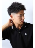 ソフトツイストアップバング