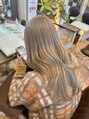 ウィズ 松戸店(Wiz) ミルクティーカラーです!ヨシンモリでふんわり仕上げました