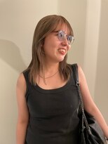 ユニコ(unico)&nbsp;まろやかベージュ/ブリーチカラー/ミディアム/髪質改善