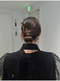 個性派シニヨン