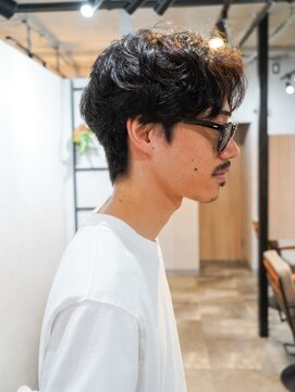 バント 神田(BANTO) メンズミディアムパーマ メンズヘア BANTO 神田