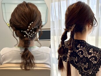 スイ ナラ(Sui Nara)の写真/【南生駒徒歩5分】上品で大人可愛いアレンジが好評◎特別な1日をプロの技術で華やかに彩ります♪