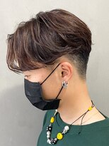 エルマーク 梅田(L-MARK)&nbsp;センターパートニュアンスパーマ韓国カルマパーマコンマヘア