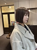 クリーク ノイズ ヘア 大手町店(CLIQUE noise hair)&nbsp;ベージュカラー×ボブ