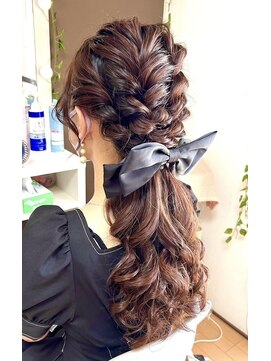 ジェキータ 京都駅前店(GEKITA) もこもこローポニー【京都/ヘアセット】