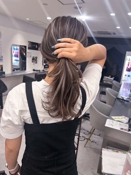 キング 枚方店(K!ng) 縮毛矯正髪質改善ハイライトレイヤーカット枚方美容室エクステ