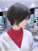 ショート ボブ インナーカラー 韓国風5611