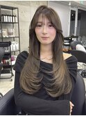 大人可愛いレイヤーカット