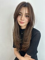 ピープスアンドスー 表参道 渋谷(Peeps&Suu.)&nbsp;抜け感カーテンバングレイヤー　渋谷/表参道