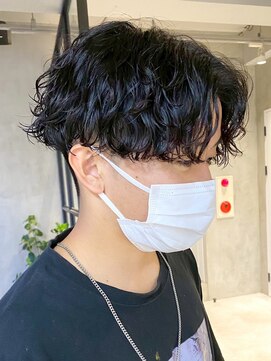 エリマ 横浜西口(elima) 横浜西口波巻きスパイラルパーマサーフカールメンズカット