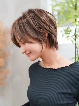 ギークス(GEEKS) 【GEEKS渋谷】ナチュラルショートウルフ/20代30代/冬カラー/小顔