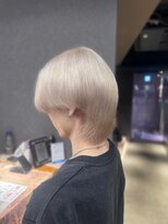 エン 栄店(enne)&nbsp;大人ガーリー/ダークアッシュ/ミディアムレイヤーカット/栄