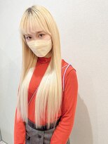 カルフール ロコ 草加西口店(Carrefour LOCO)&nbsp;ホワイトベージュ,ホワイトカラー,ハイトーン,ケアブリーチ,艶