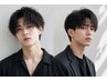 【メンズヘアにおすすめ】カット＋眉毛カット＋ブラッシングシャンプー￥6600