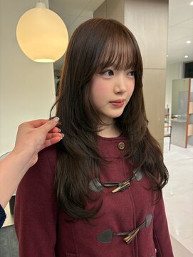 ローレン(LOREN) 透明感髪質改善ベージュダブルカラーミルクティーグレージュ