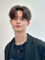 ケーツー エソラ池袋店(K-two) 韓国風センターパート*MEN'S*メンズカット*ニュアンスパーマ