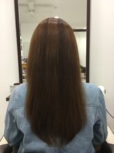 ヘアアンドスパ ナチュラ(Natura) スチームアイロンで艶髪へ