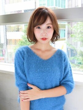 ルティア(Lutia) 似合わせカット 大人かわいい マロンベージュ★★