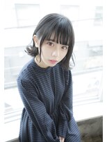 サロンドミルク 原宿(salon de MiLK)&nbsp;【salon de MiLK 原宿】耳かけ外ハネツヤ感ニュアンスカール