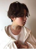 大人グレージュエアリーショート