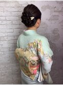 留袖ヘアセット/結婚式アレンジ/ヘアアレンジ　池袋東口店