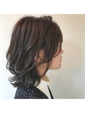 ミラバイグリーン(Mira by green) 【Mira】 ミディアムレイヤーウルフ♪