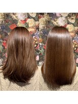 東京美髪研究所 恵比寿本店 Wミネコラトリートメント+カラー