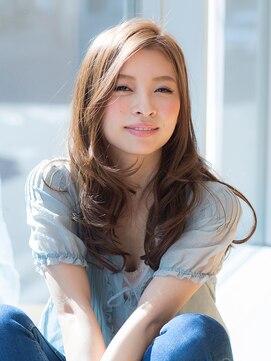 ノブヘアデザイン 杉田店(NOB hairdesign) 〈NOB杉田店〉ストカール透明感ベージュカラー部分縮毛矯正