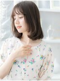 フェザーバング黒髪ダークアッシュ大人ボブb上尾!