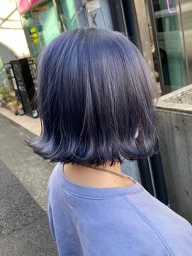 ワンズナゴヤ 名古屋栄店(ONE's NAGOYA) スペインカールスパイキーショートフェザーパーマブルーブラック