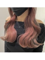 オフホワイト 大阪店(Off-White)&nbsp;ピンクインナーカラー
