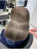 おくむら店長 限定縮毛矯正脱白髪染め