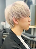 カーサ バイ ハミュウ たまプラーザ(CASA by Humium)&nbsp;無造作マッシュメンズショート☆ミルクティアッシュオシャレ感