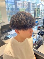 オーシャントーキョー(OCEAN TOKYO)&nbsp;刈り上げ波巻メンズパーママッシュツーブロック