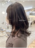 大人韓国風【ひし形シルエット】ウルフレイヤー☆ROMMY.荻野