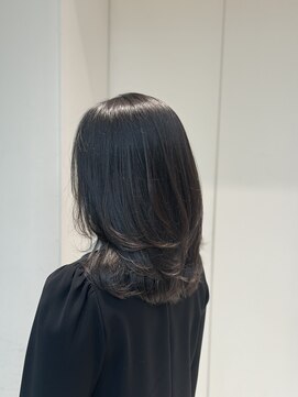 ザックギンザ(ZACC ginza) レイヤーカット/ワンカール/毛流れ/簡単スタイリング