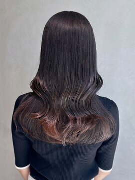 アイティー バイ アルバム 中野店(IT by ALBUM) ブラウンロング_切りっぱなしボブエアリーロング_ba479201