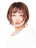 大人のフェイスレイヤーボブ