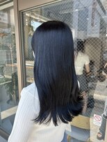 アドア 横浜(ADORE)&nbsp;【ADORE 横浜】ブルーブラック×ブリーチなしカラー