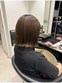 切りっぱなしボブ