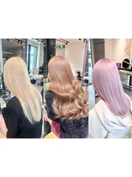 おしゃれな暗髪からハイトーンまでお任せ★色落ちやダメージケアまで計算された極上質感カラーをご提案