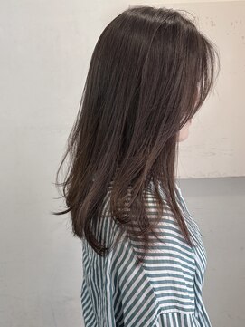 キャンバス バイ ネオリーブ 横浜西口(Canvas by neo.) ロングレイヤー 顔周りカット ブリーチなしベージュ 夏ヘア 横浜