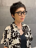 ディスコネクト(DISCO-N-NECT)&nbsp;ショートスタイル　オン眉　40代50代　大人女性　ショートカット