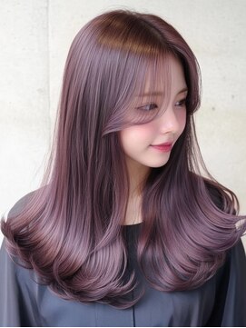 アルトリスト(Altruist Aging×HAIR&SPA) ★ダークアッシュ大人ガーリーボブ着物ミディアムレイヤーカット