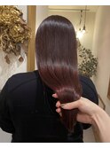 艶チェリーブラウンカラー