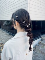 セリオアンジョウ(serio anjo)&nbsp;お呼ばれヘアアレンジ