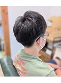 ニュアンスパーマ/メンズカット/スパイキーショート/福島市