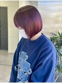 色落ちまで楽しめるカシスカラー♪
